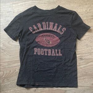 Cardinals Kids Black Football Tee